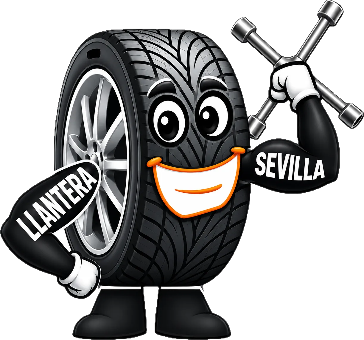 Mascota de Llantera Sevilla